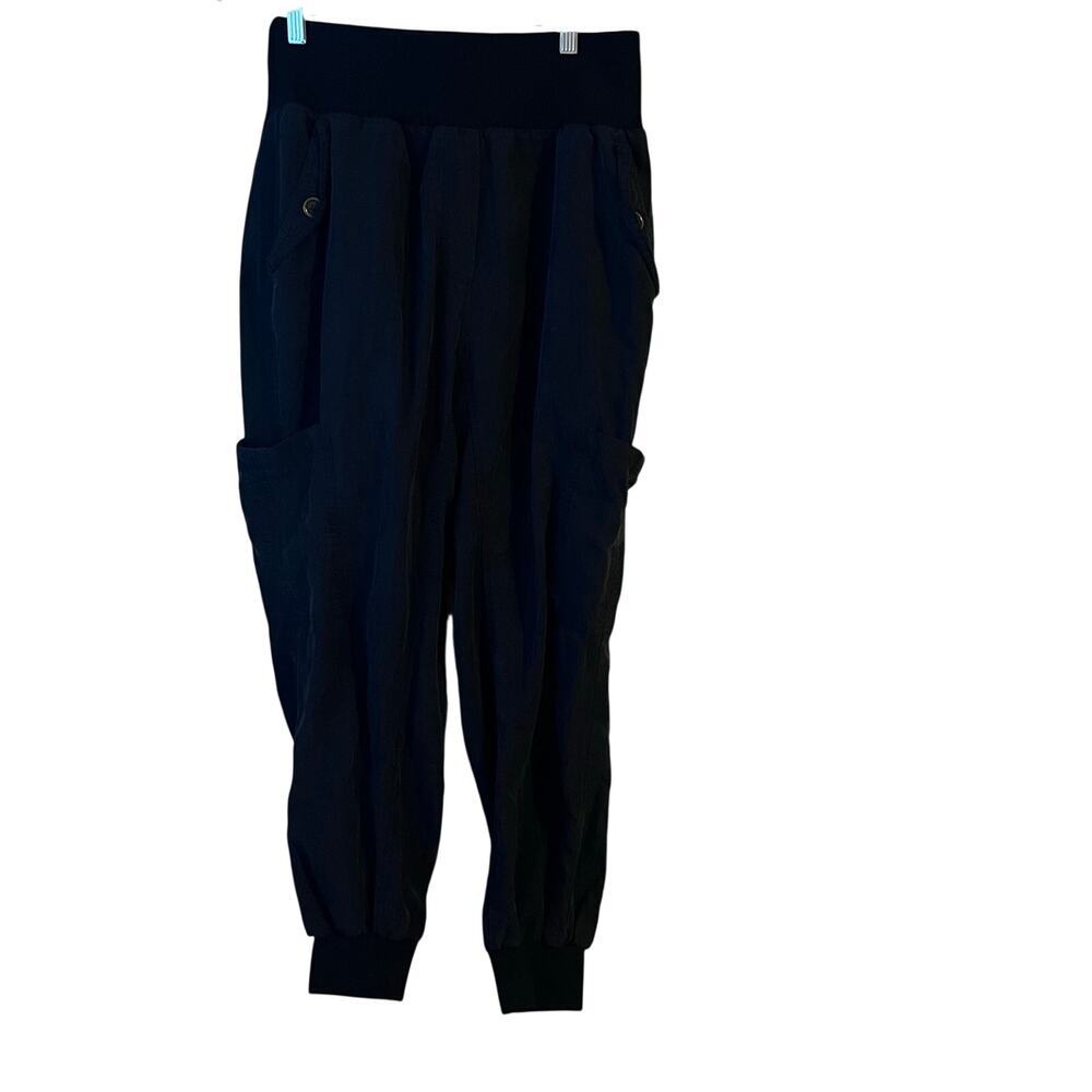 Maeve by Anthropologie Cargo Pant Medium Pull On Elastic Waist Pockets Light